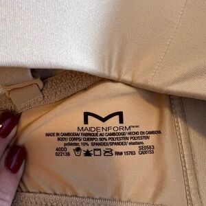 Maidenform Tan Seamless T-Shirt Bra 40DD